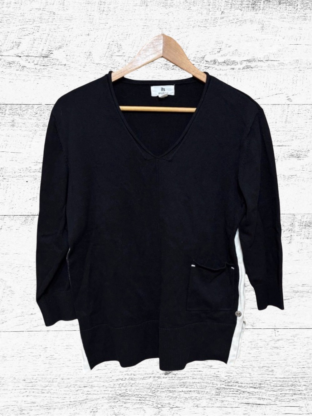 Simpli Zen V Neck Sweater NWT